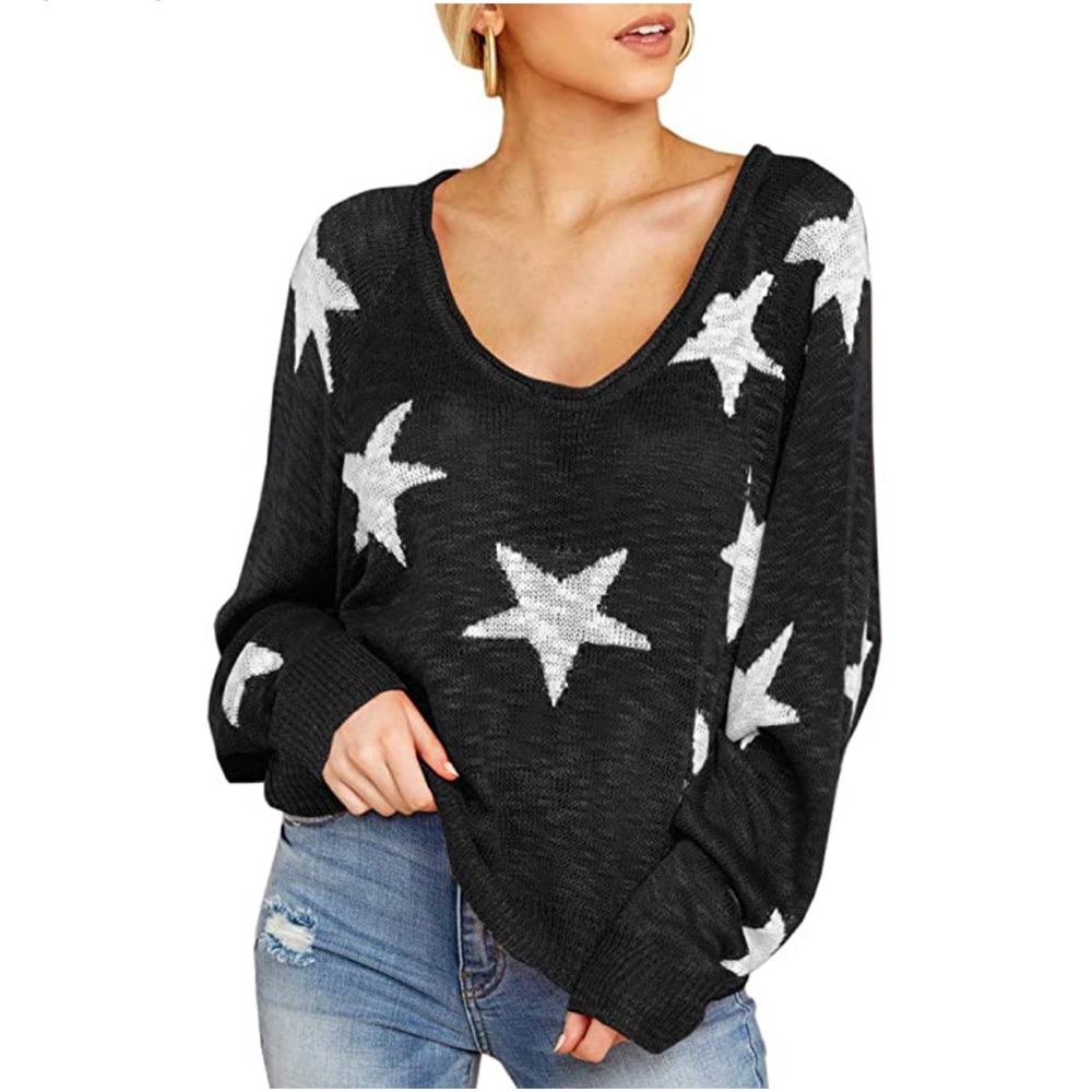 Star Knitted Sweater - Picture 2 of 5
